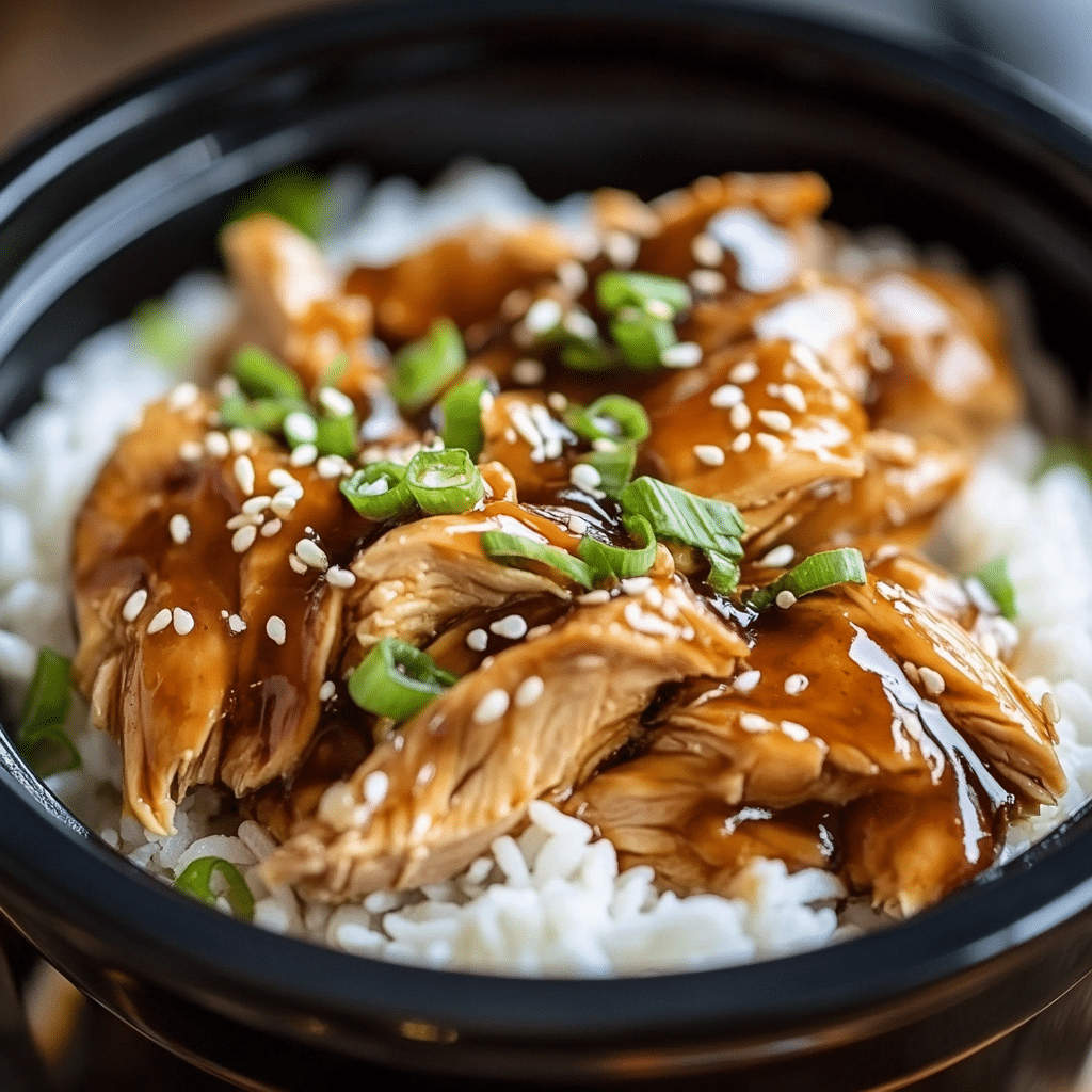 Slow Cooker Honey Teriyaki Chicken