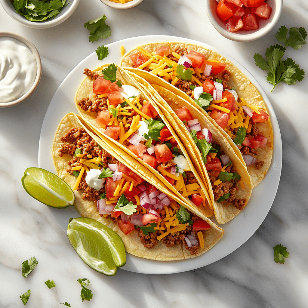 Mexican Ground Beef Tacos