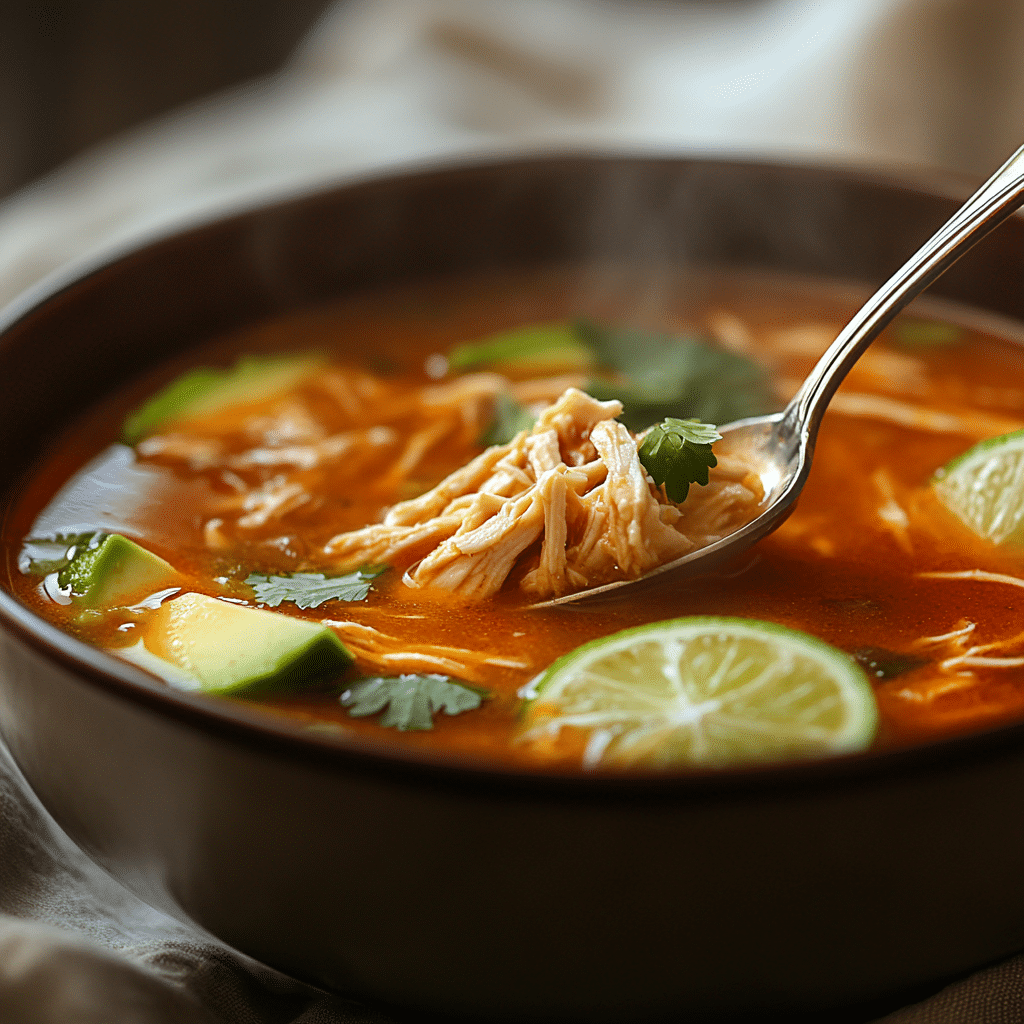 Low Carb Chicken Fajita Soup