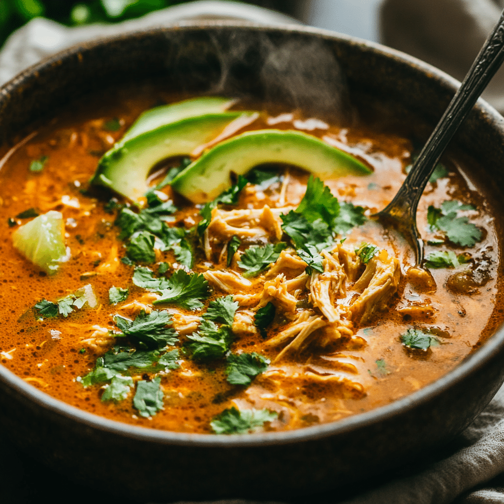 Low Carb Chicken Fajita Soup