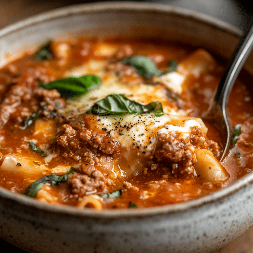 Keto Lasagna Soup