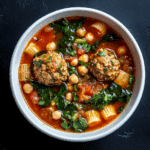 Instant Pot Meatball Minestrone Soup