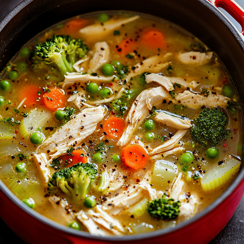 Healthy Immunity Boosting Chicken Detox Soup