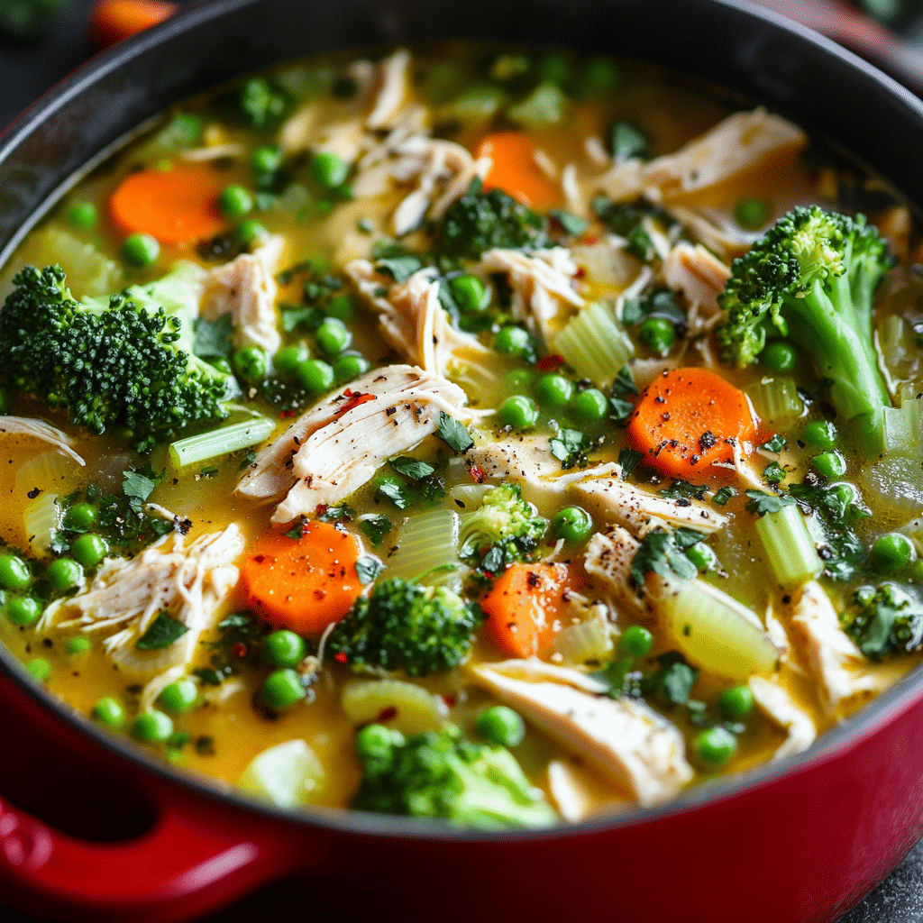 Healthy Immunity Boosting Chicken Detox Soup