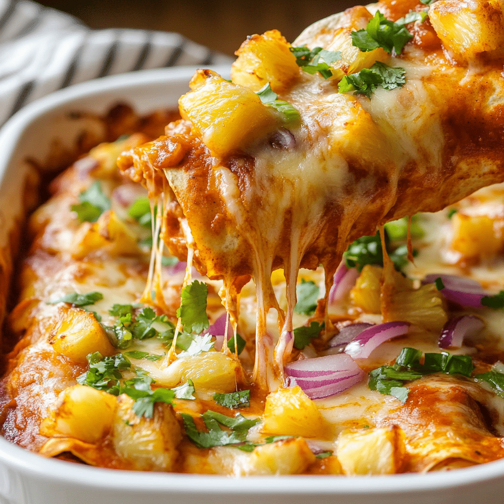 Pineapple BBQ Chicken with Bacon
