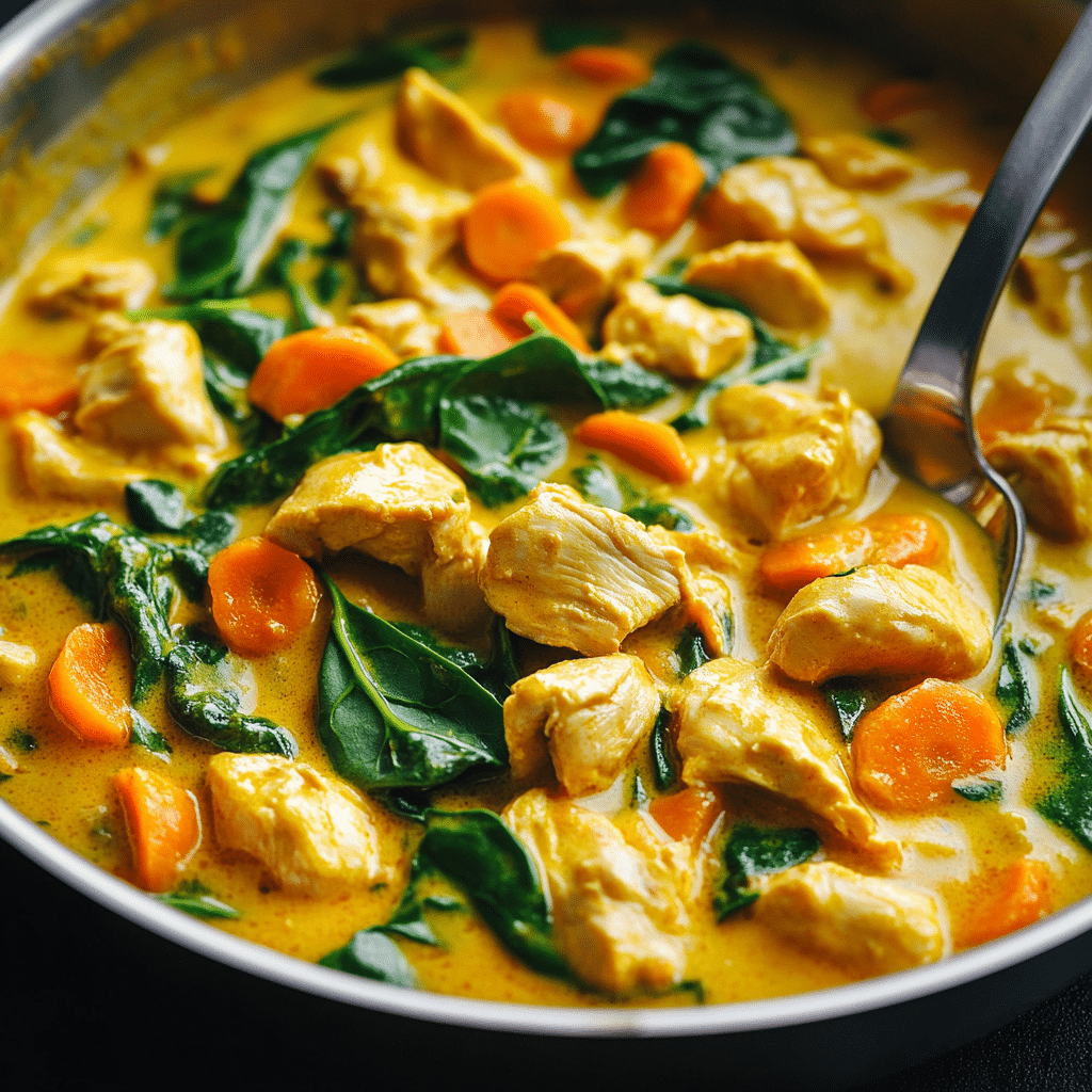 Yellow Thai Chicken Coconut Curry