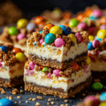 Mini Monster Cookie Cheesecakes