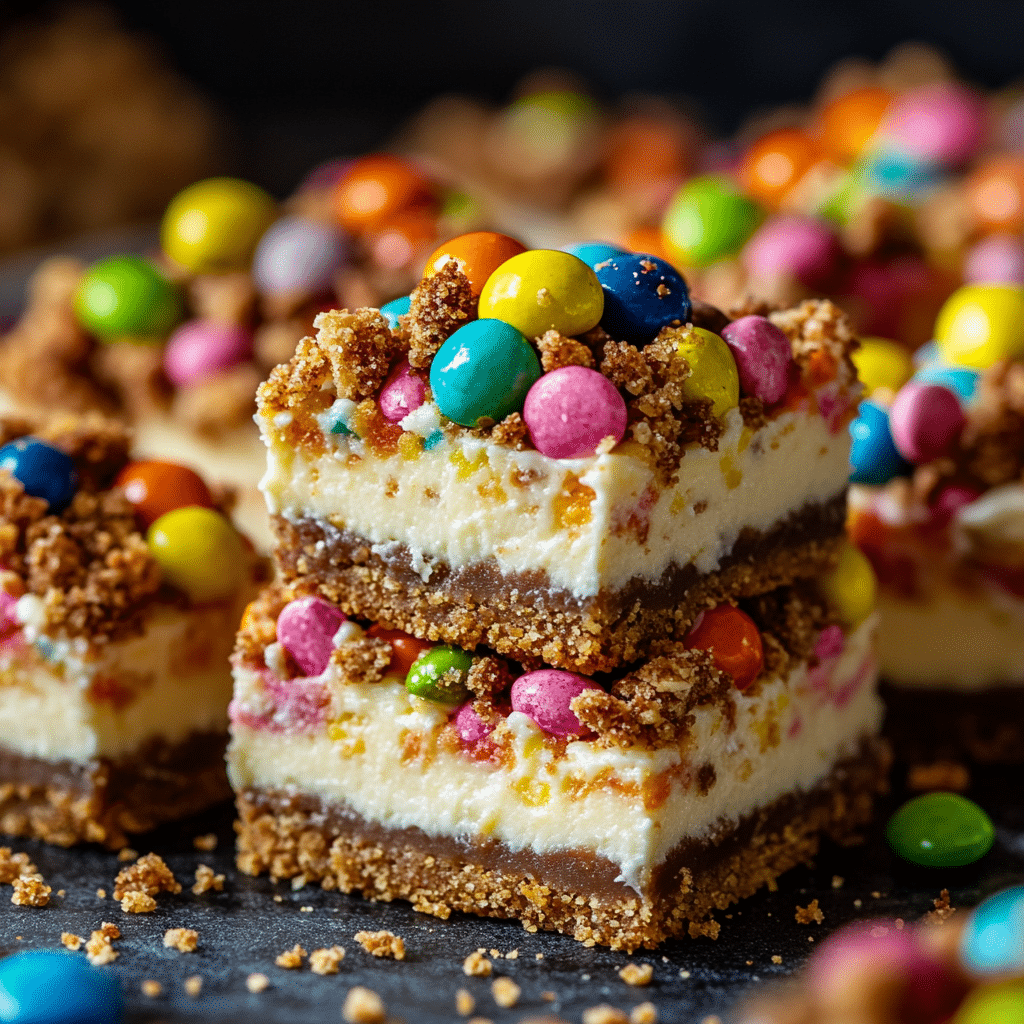 Mini Monster Cookie Cheesecakes