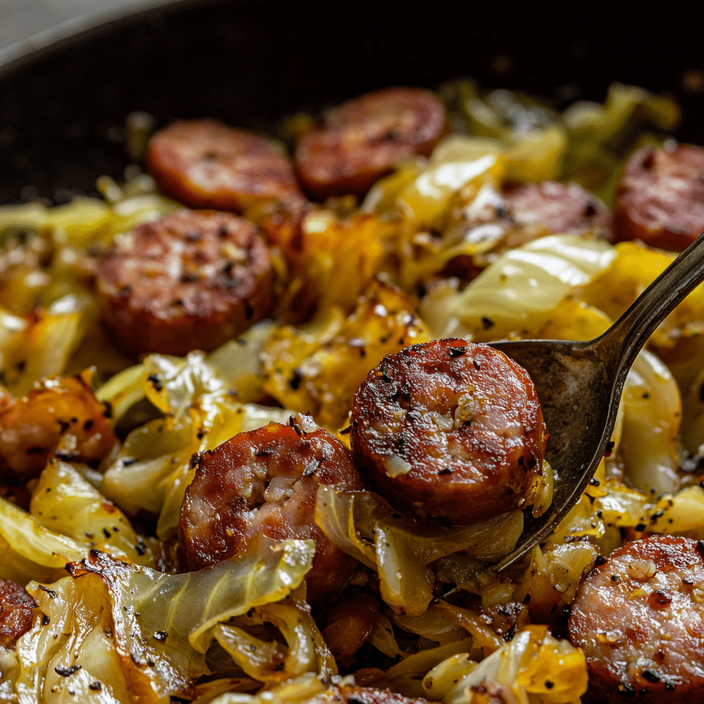 Sausage and Cabbage Skillet