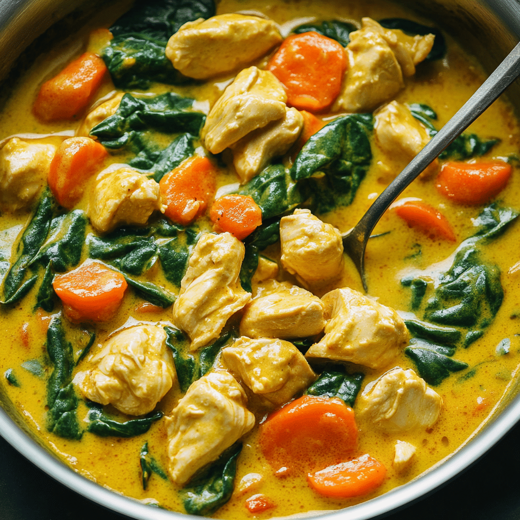 Yellow Thai Chicken Coconut Curry