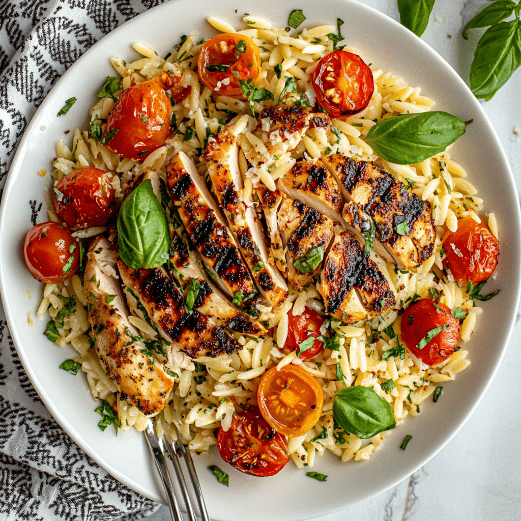 One-Pot Italian Chicken and Orzo
