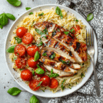One-Pot Italian Chicken and Orzo