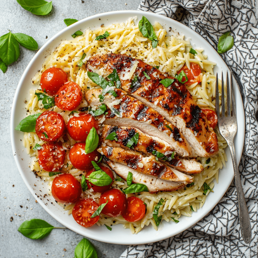 One-Pot Italian Chicken and Orzo