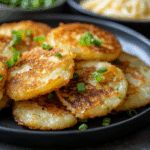 Korean Potato Cheese Pancakes