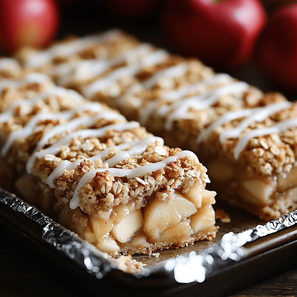 Cinnamon Roll Apple Crisp