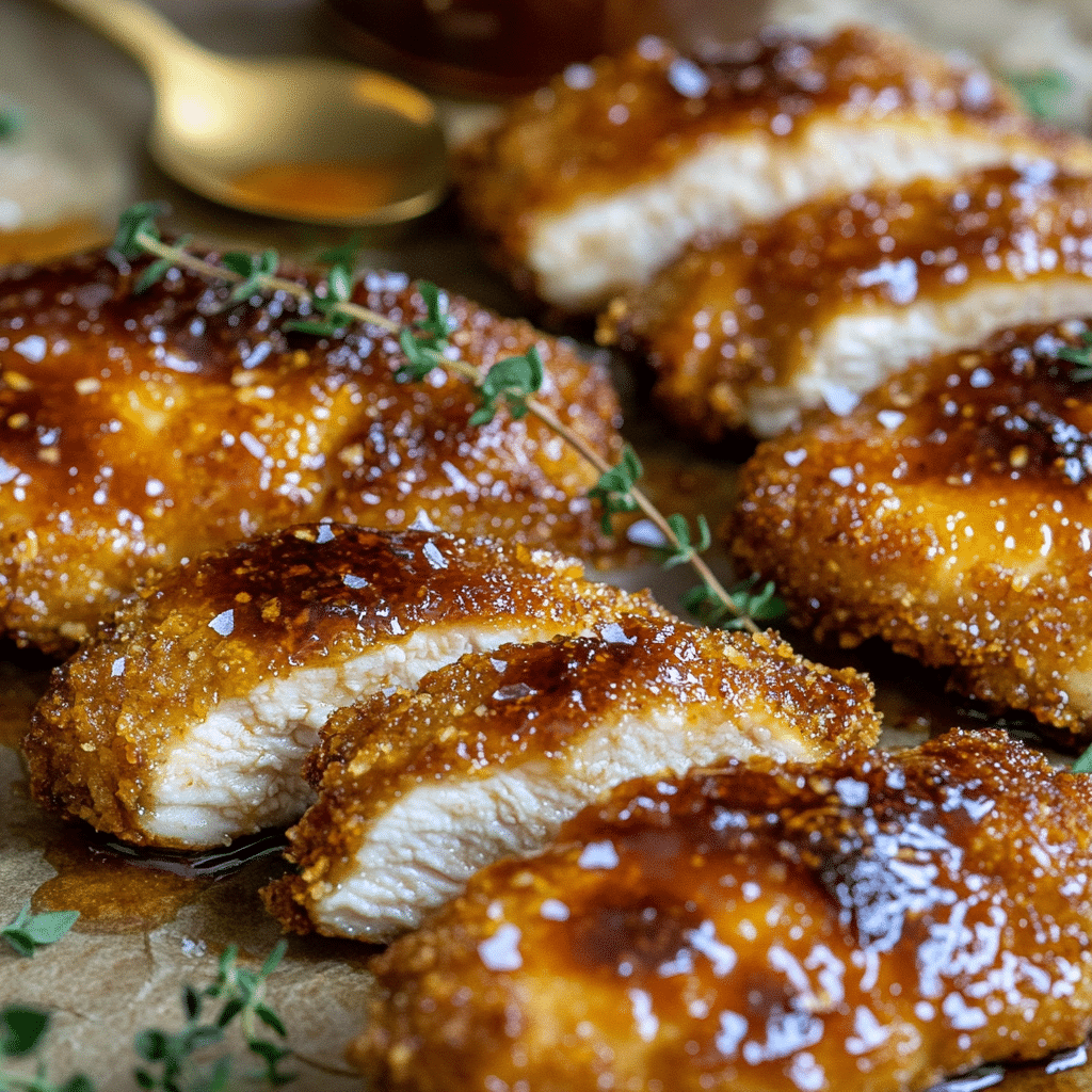 Baked Crunchy Hot Honey Chicken