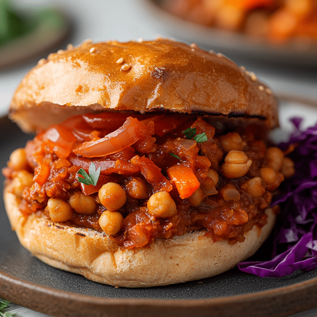Chickpea Sloppy Joes