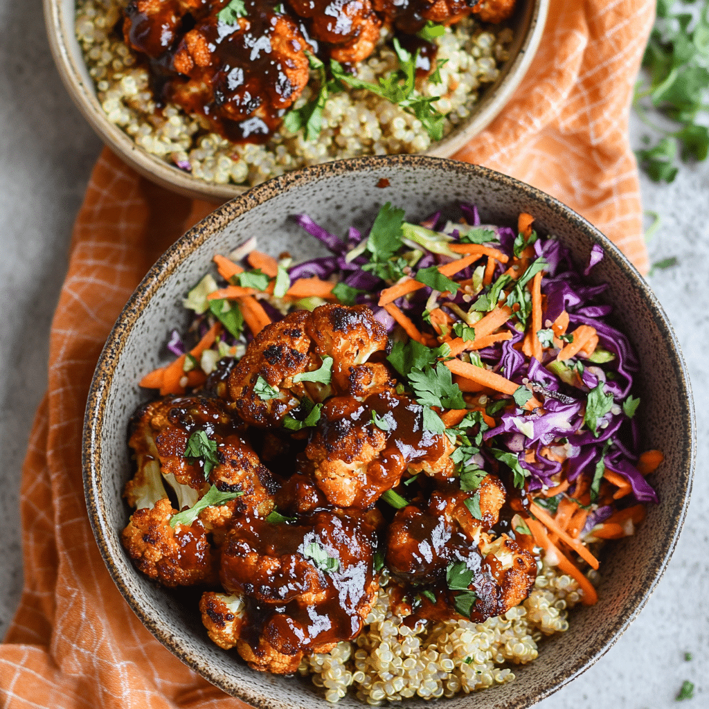 BBQ Cauliflower Bites Bowl