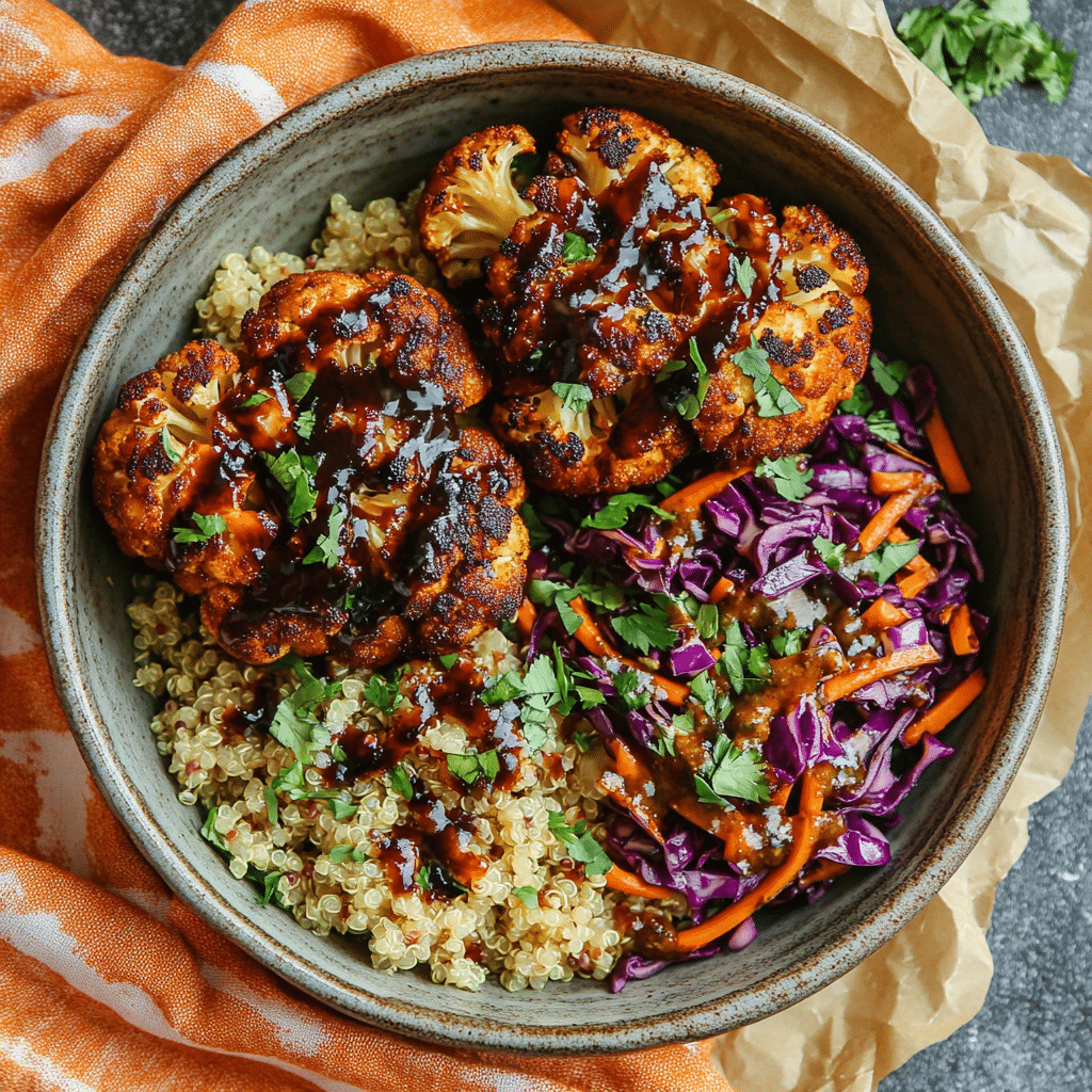 BBQ Cauliflower Bites Bowl