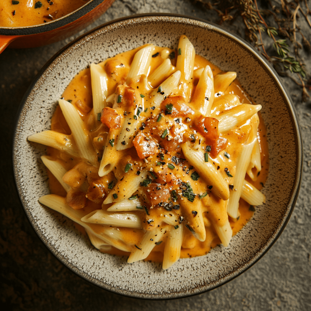 Easy Roasted Red Pepper Pasta Sauce (Creamy Recipe)