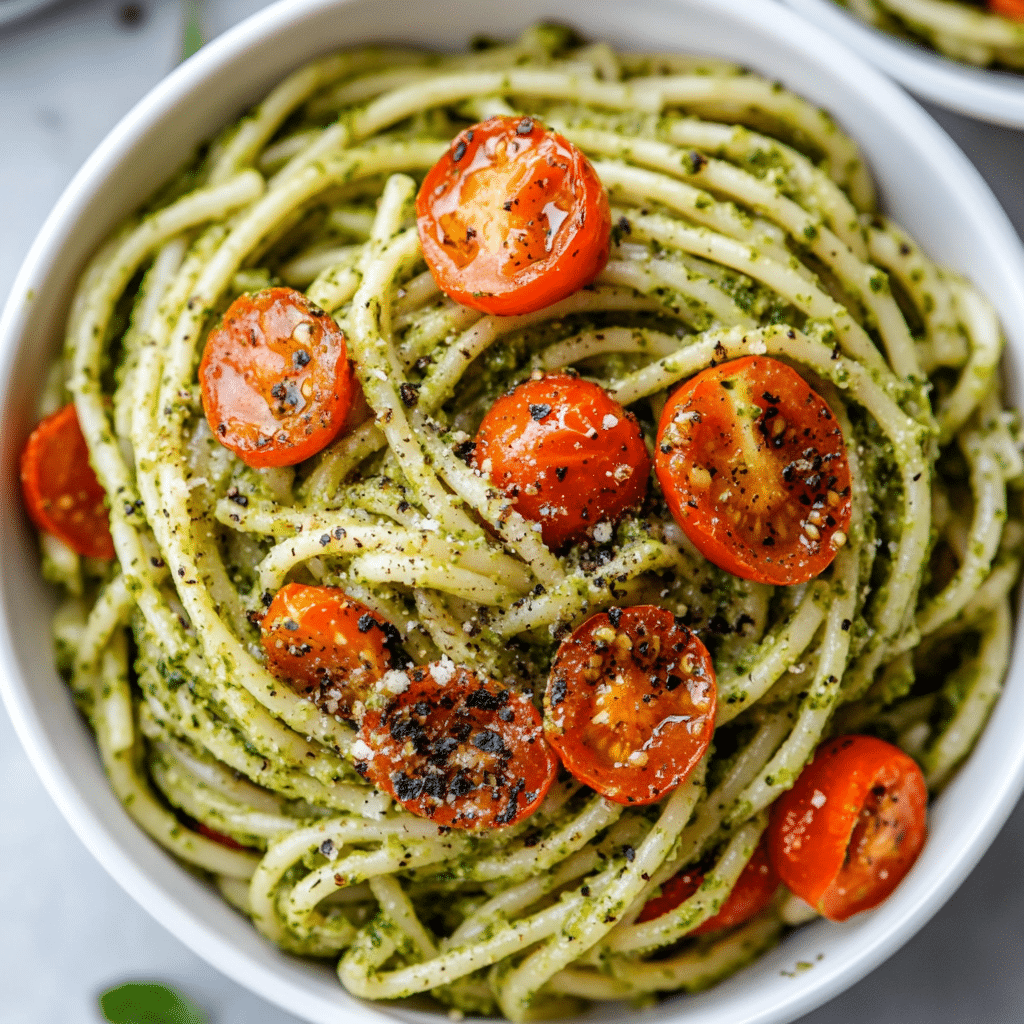 Creamy Green Goddess Pasta Recipe (Vegan)