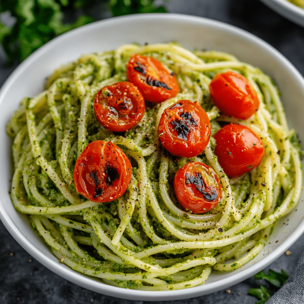 Creamy Green Goddess Pasta Recipe (Vegan)