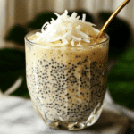 Easy Coconut Chia Pudding Recipe (Coconut Raffaello)