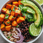 Sweet Potato Black Bean Rice Bowl