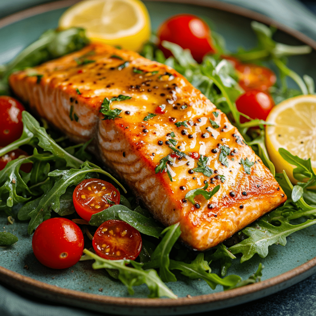 Maple Mustard Salmon