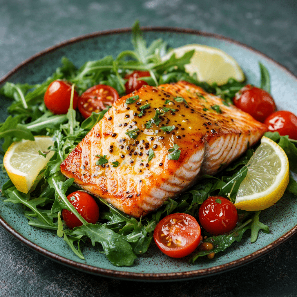 Maple Mustard Salmon
