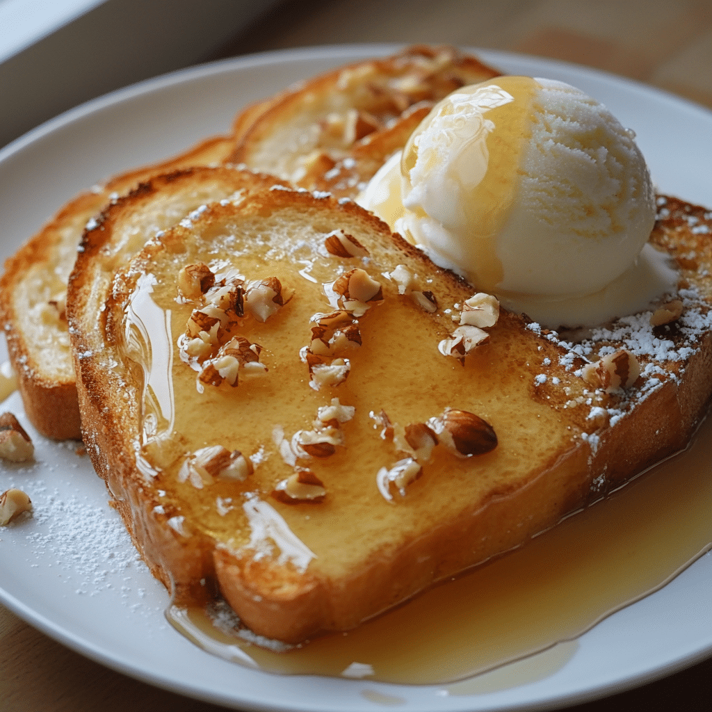 Viral Honey Butter Toast Dessert