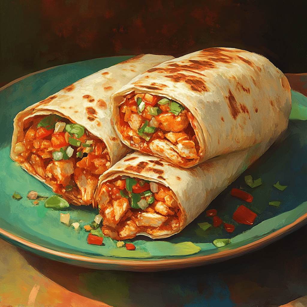 Easy Spicy Chicken Burrito Recipe