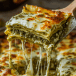Creamy Chicken Pesto Lasagna Roll Ups