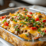 Easy Philly Cheese Steak Casserole Recipe
