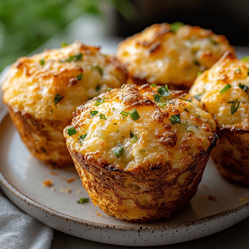 Delicious Cheese and Herb Muffins