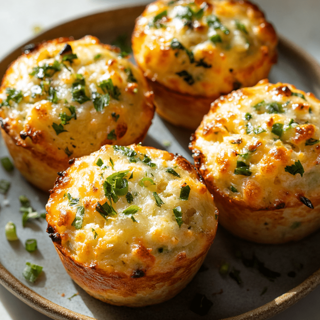Delicious Cheese and Herb Muffins