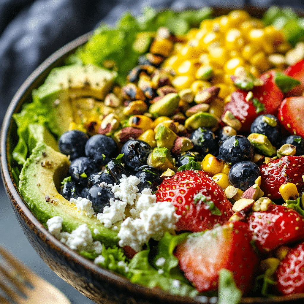Strawberry Avocado Corn Salad