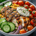 Easy Greek Chicken Bowls Recipe