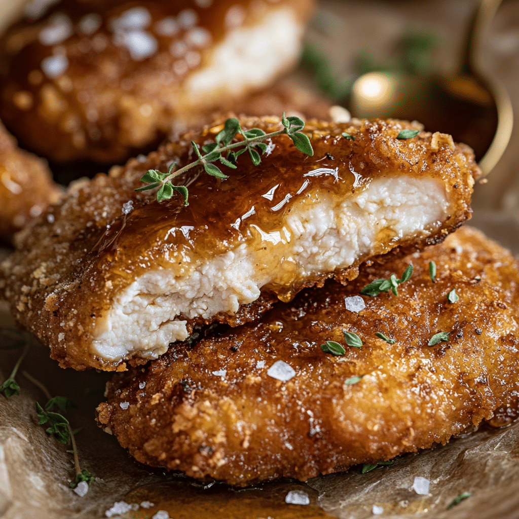 Baked Crunchy Hot Honey Chicken