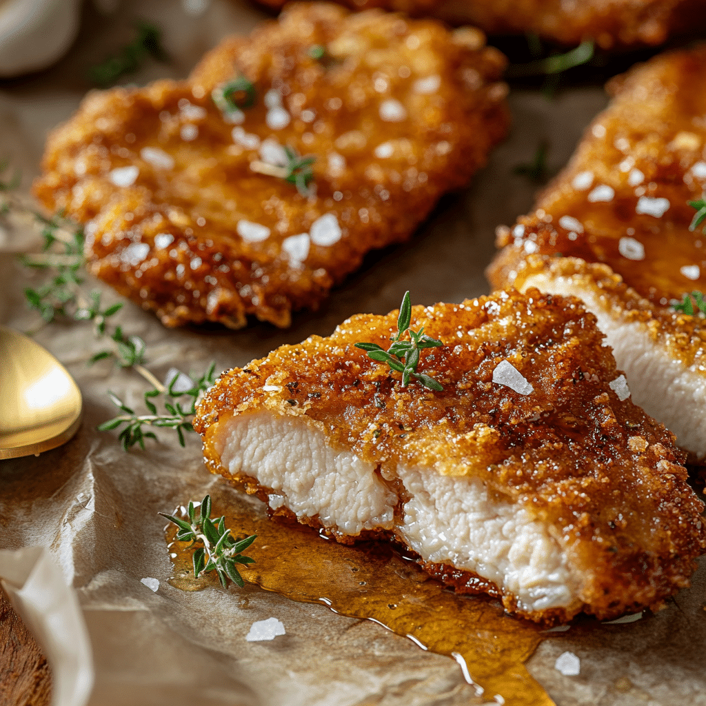 Baked Crunchy Hot Honey Chicken