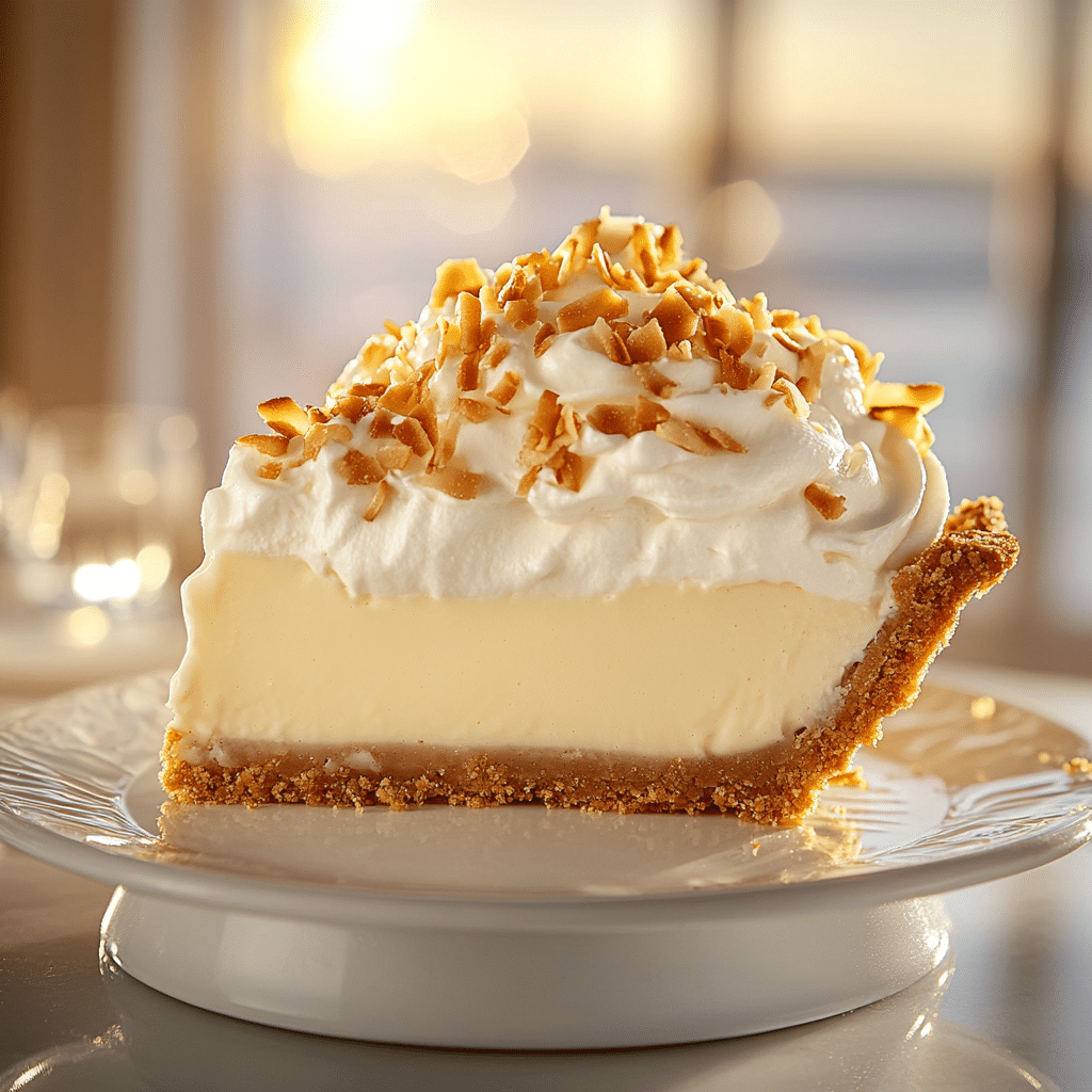 Delightful Easter Coconut Cream Pie