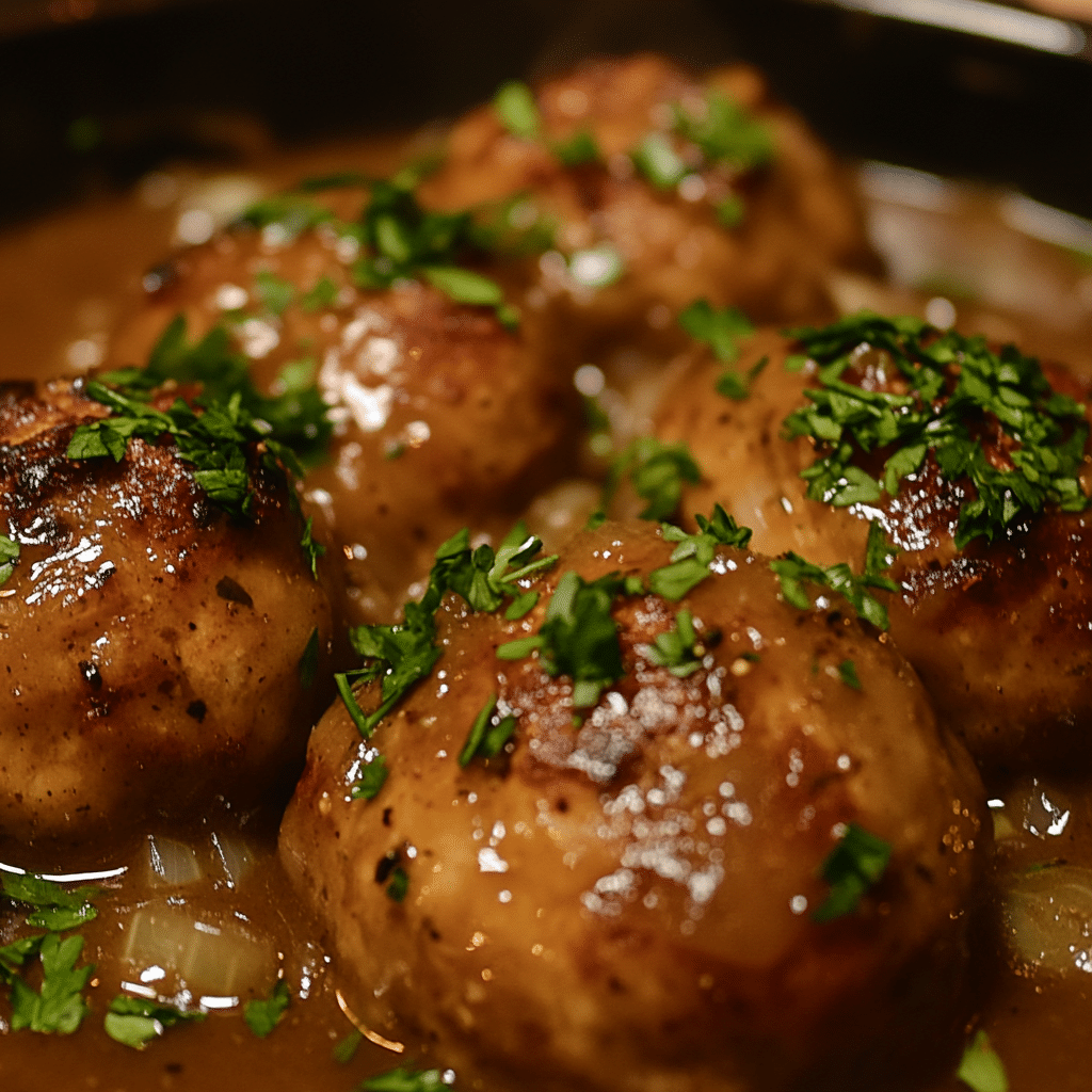 Delightful Salisbury Steak Meatballs for Dinner