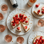 No Bake Rhubarb Cheesecake