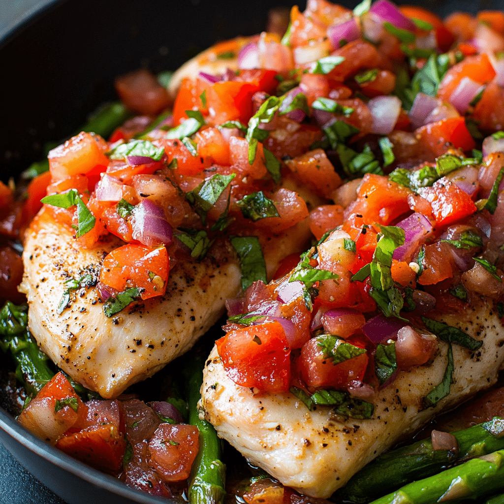 Easy Bruschetta Chicken