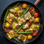 Chicken Ravioli with Pesto and Veggies