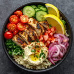 Spicy Mediterranean Lunch Bowl Recipe (Meal Prep Option)