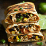 Southwest Cream Cheese Chicken Wraps