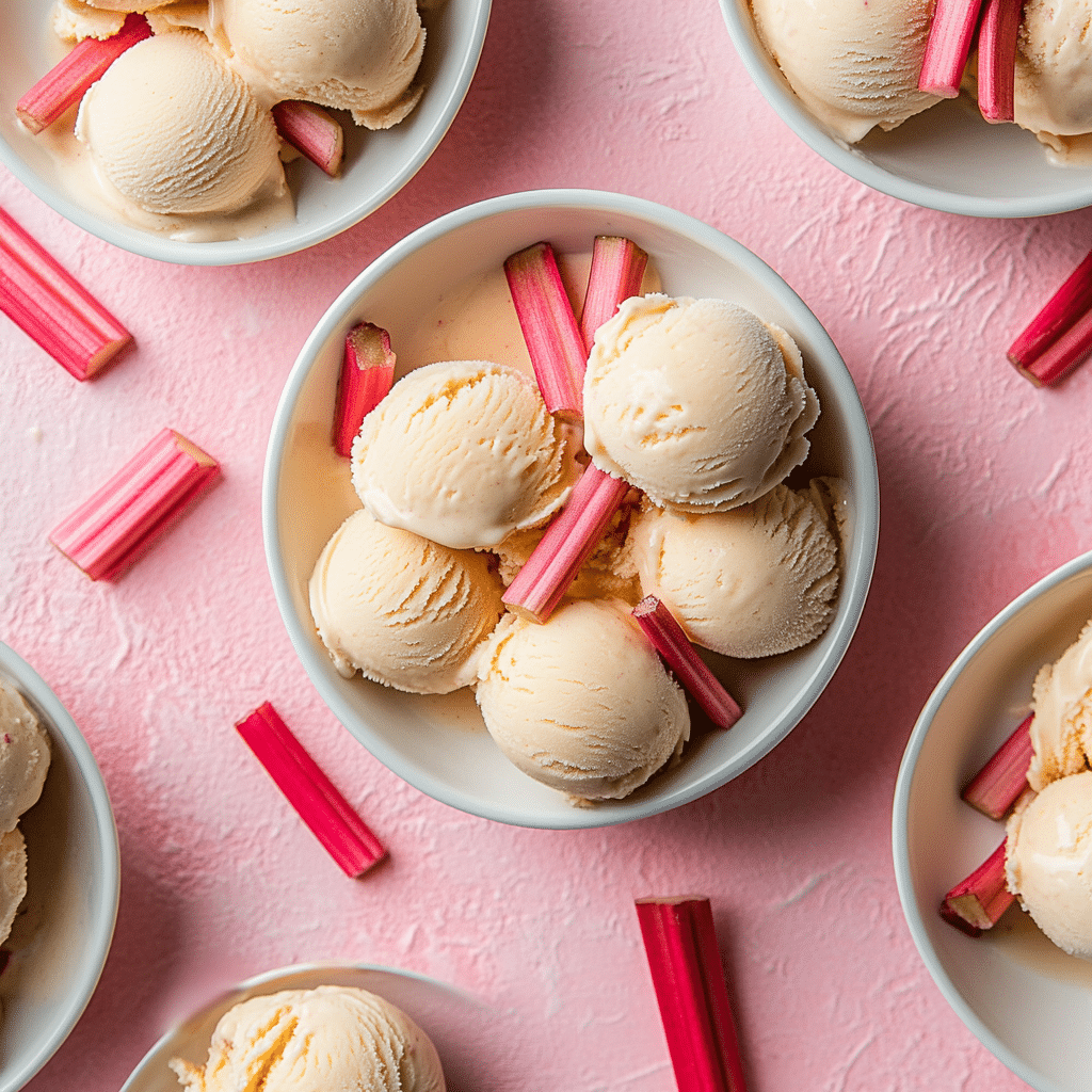 Rhubarb Gelato