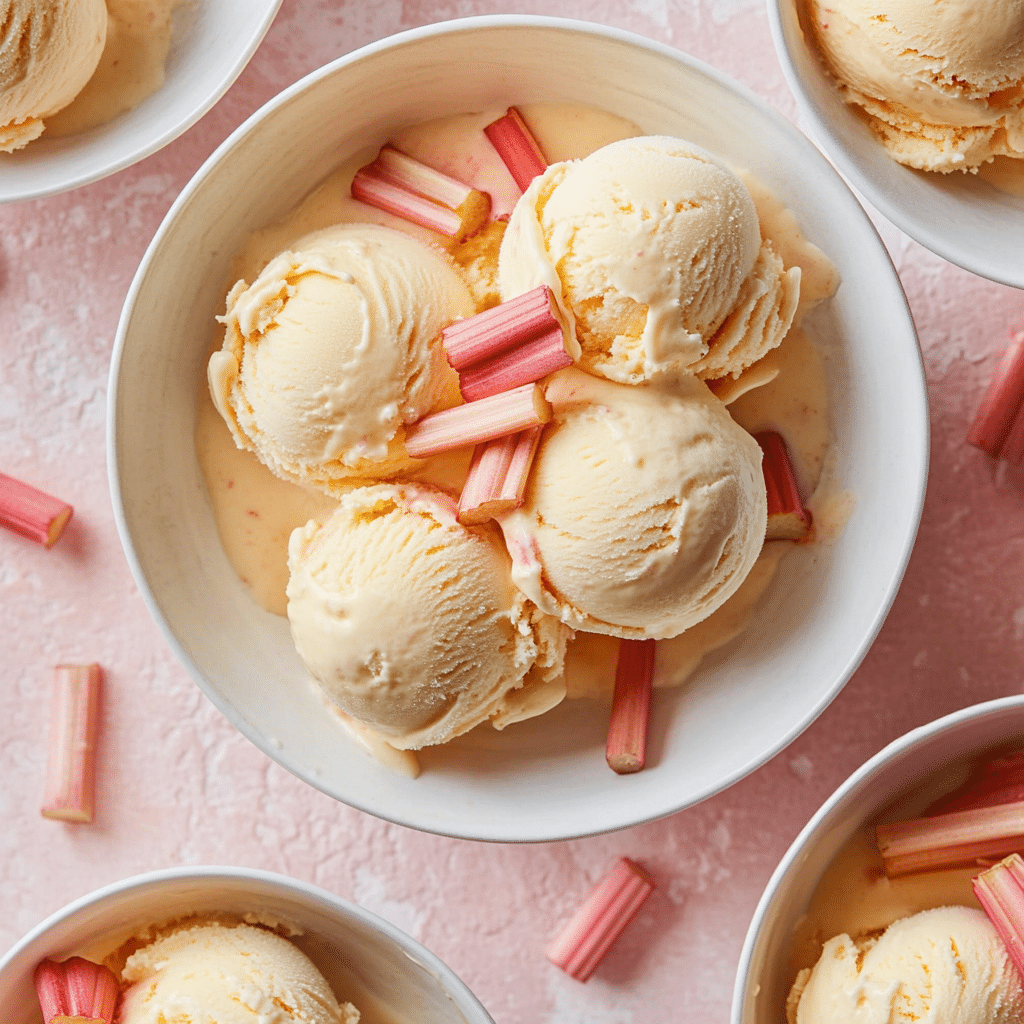 Rhubarb Gelato