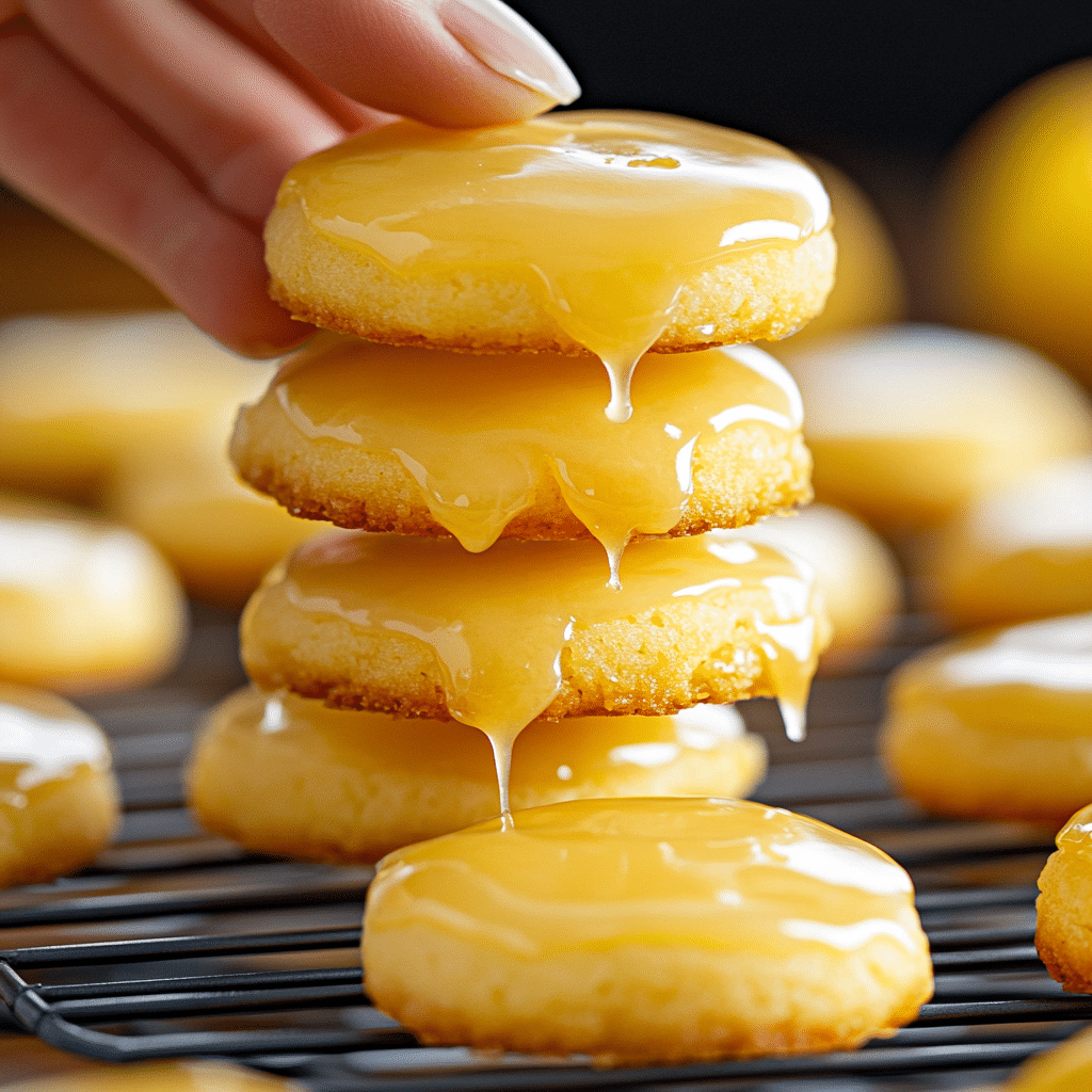 Easy Glazed Lemon Cookies Recipe (Soft and Chewy)